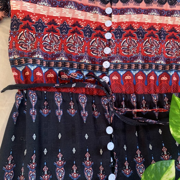 Bohemian Maxi dress small size 6-8 - Picture 8 of 8